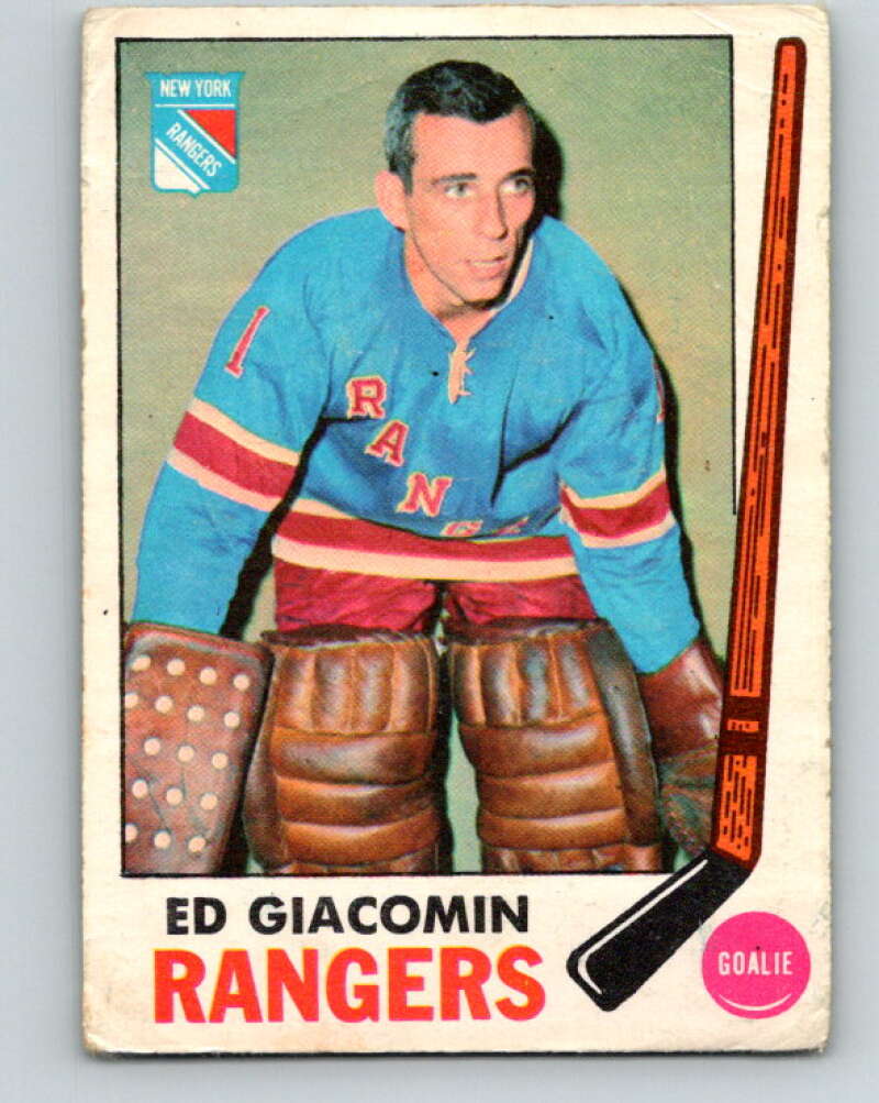 1969-70 O-Pee-Chee #33 Ed Giacomin New York Rangers V1263