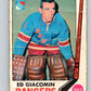 1969-70 O-Pee-Chee #33 Ed Giacomin  New York Rangers  V1264
