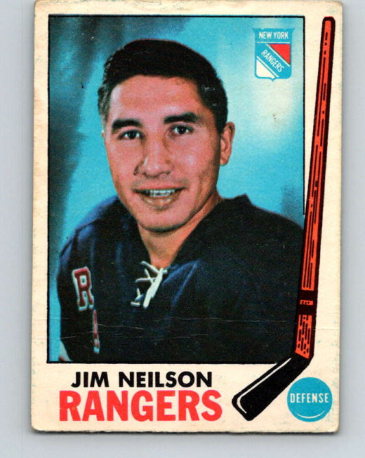 1969-70 O-Pee-Chee #35 Jim Neilson  New York Rangers  V1266