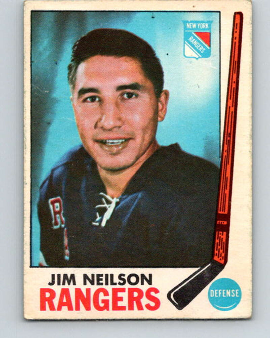 1969-70 O-Pee-Chee #35 Jim Neilson  New York Rangers  V1268