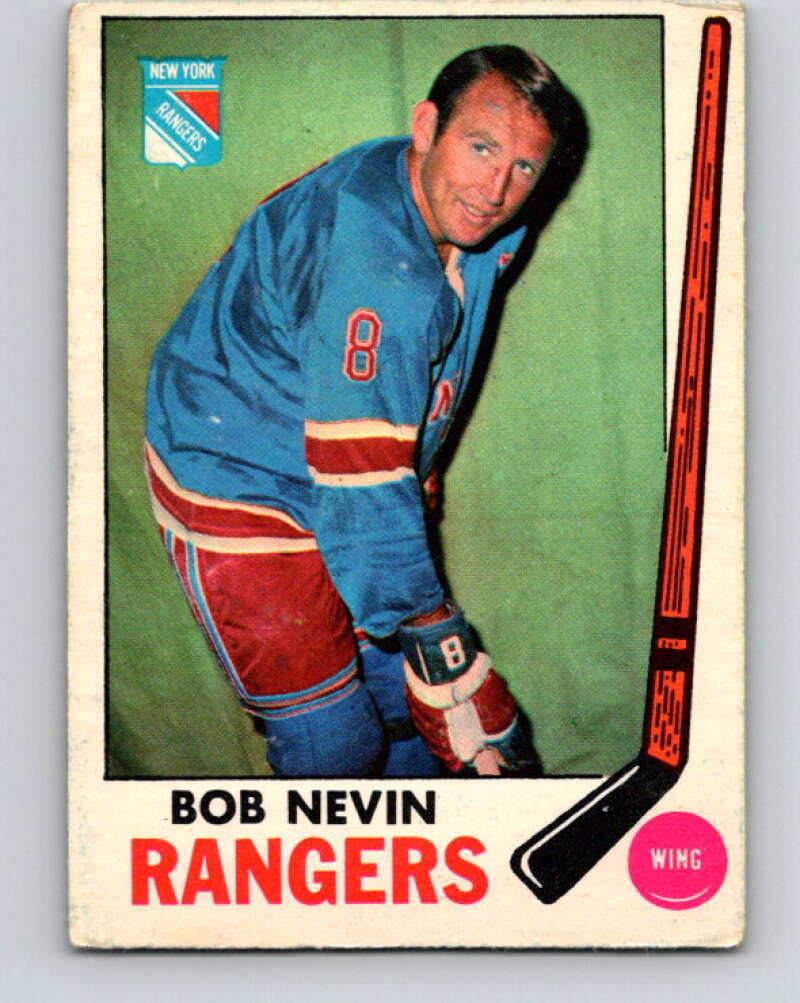 1969-70 O-Pee-Chee #40 Bob Nevin New York Rangers V1278