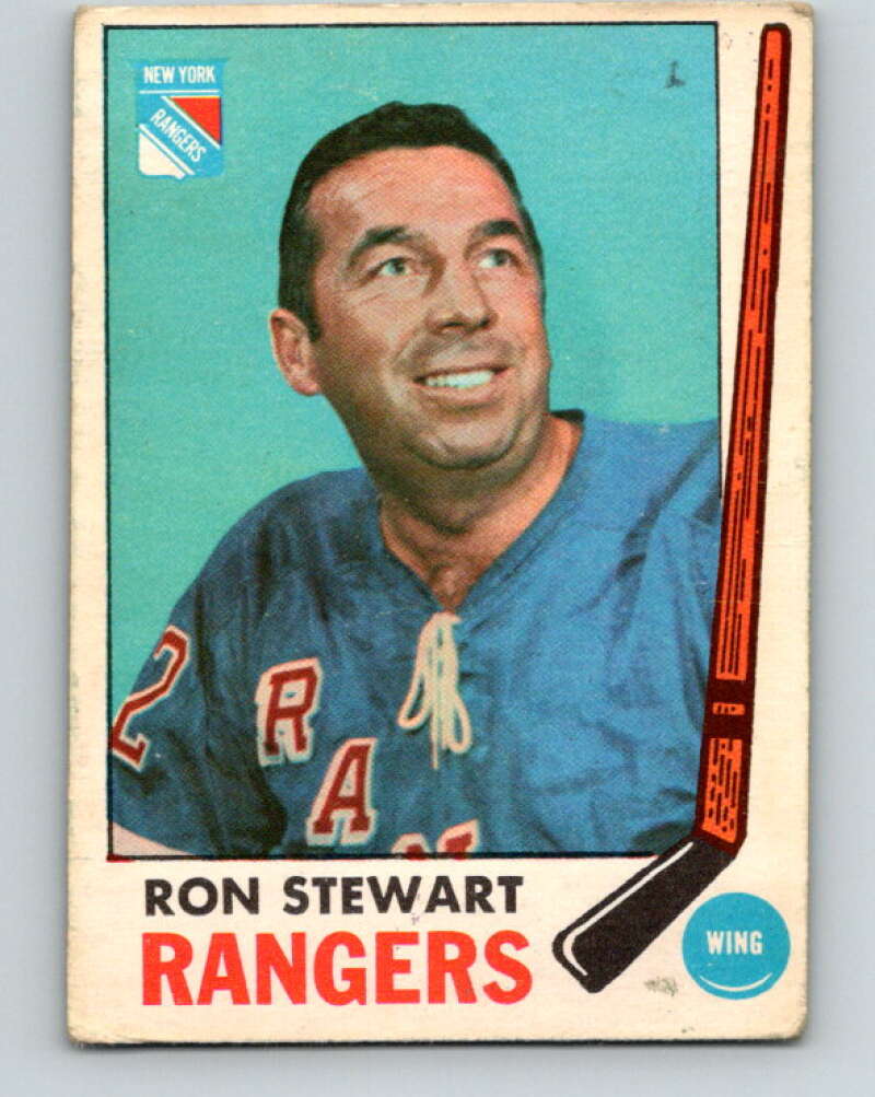 1969-70 O-Pee-Chee #41 Ron Stewart New York Rangers V1280