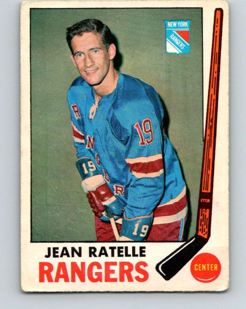 1969-70 O-Pee-Chee #42 Jean Ratelle New York Rangers V1281