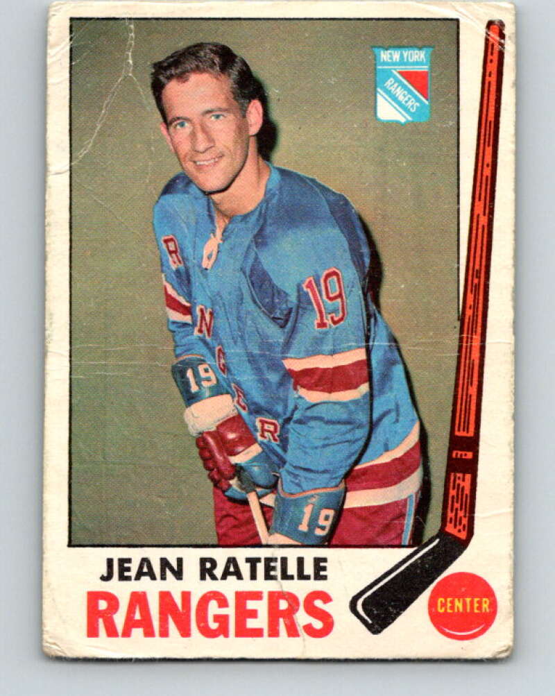 1969-70 O-Pee-Chee #42 Jean Ratelle New York Rangers V1282