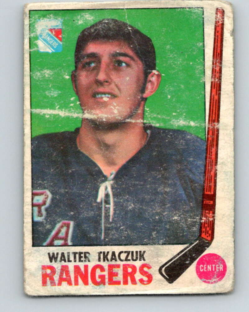1969-70 O-Pee-Chee #43 Walt Tkaczuk RC Rookie New York Rangers V1285