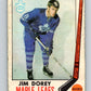 1969-70 O-Pee-Chee #45 Jim Dorey  RC Rookie Toronto Maple Leafs  V1290