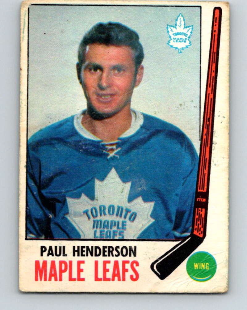 1969-70 O-Pee-Chee #47 Paul Henderson Toronto Maple Leafs V1292