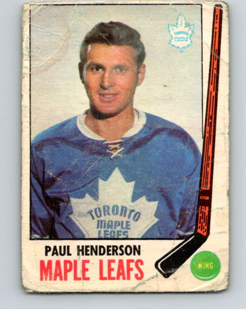 1969-70 O-Pee-Chee #47 Paul Henderson Toronto Maple Leafs V1293