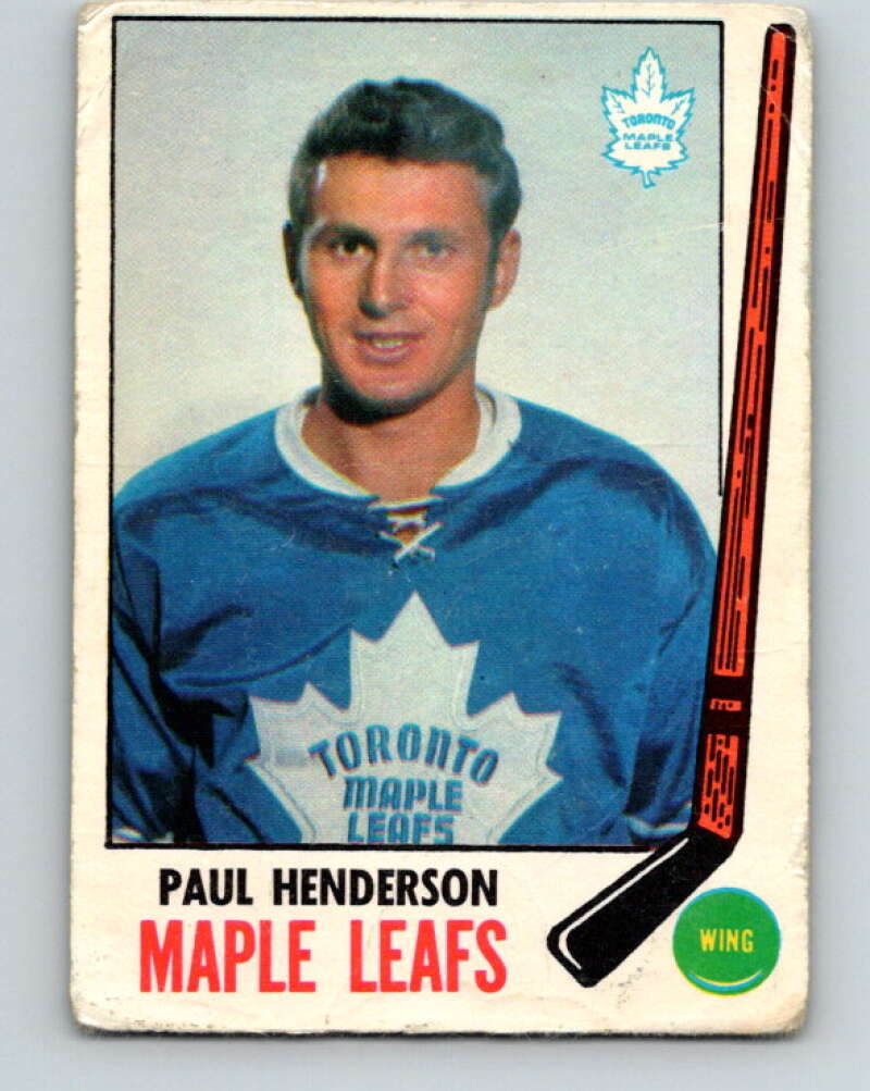 1969-70 O-Pee-Chee #47 Paul Henderson Toronto Maple Leafs V1296