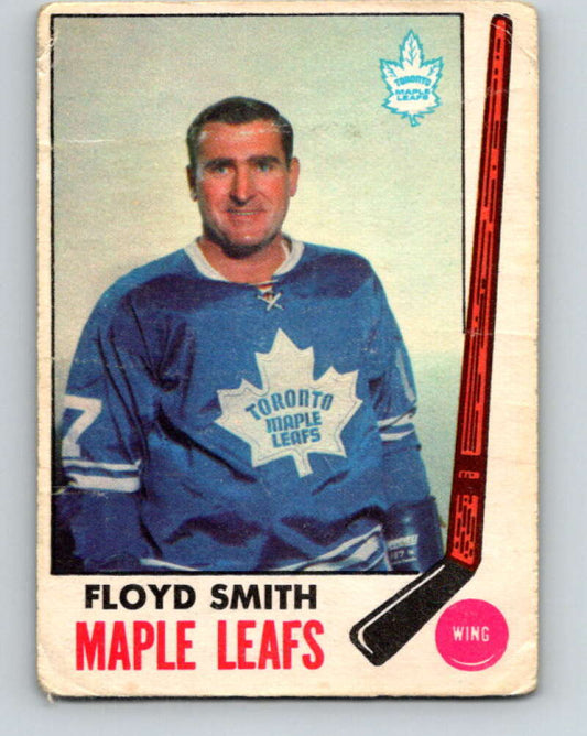 1969-70 O-Pee-Chee #49 Floyd Smith  Toronto Maple Leafs  V1304
