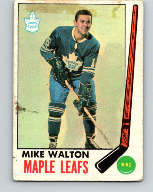 1969-70 O-Pee-Chee #50 Mike Walton  Toronto Maple Leafs  V1306