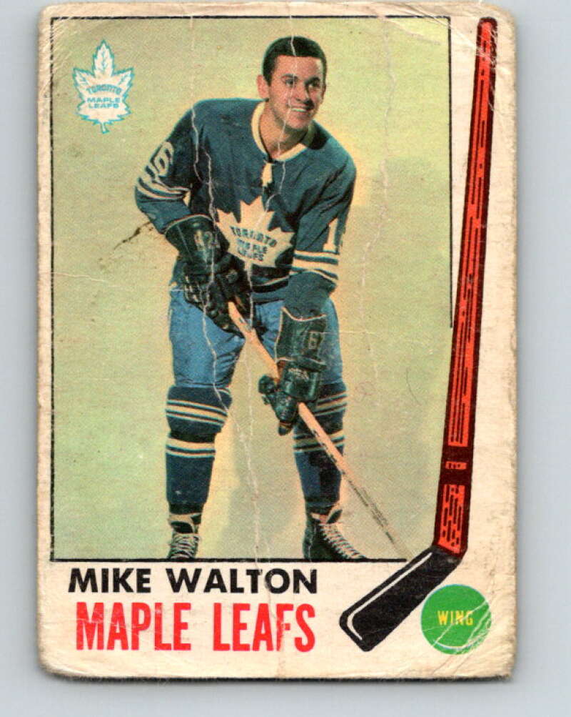 1969-70 O-Pee-Chee #50 Mike Walton Toronto Maple Leafs V1307