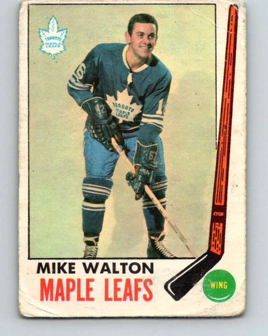 1969-70 O-Pee-Chee #50 Mike Walton  Toronto Maple Leafs  V1308
