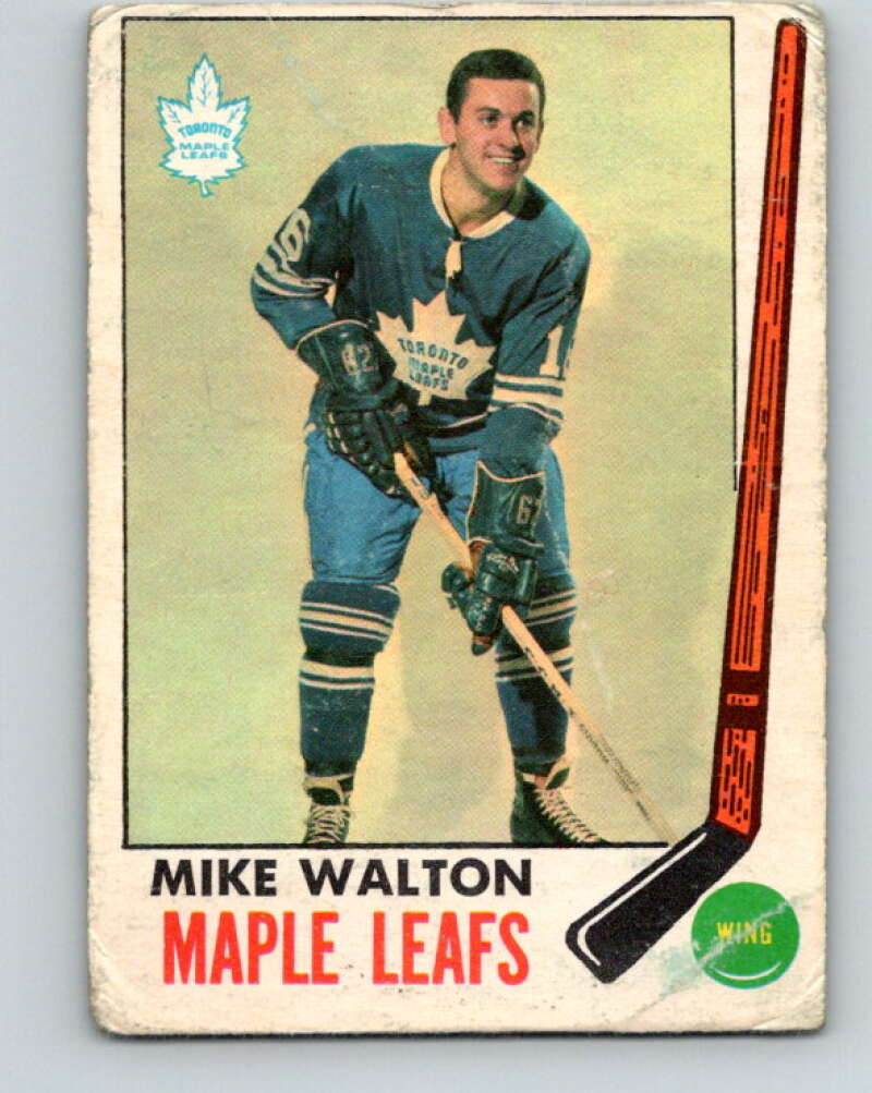 1969-70 O-Pee-Chee #50 Mike Walton Toronto Maple Leafs V1309