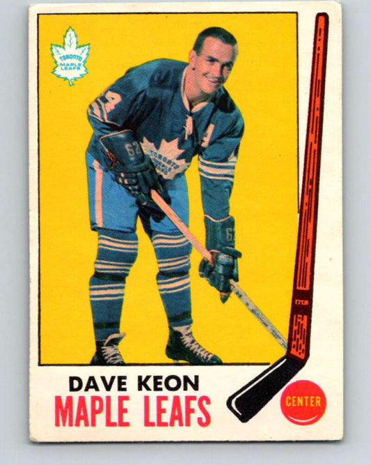 1969-70 O-Pee-Chee #51 Dave Keon  Toronto Maple Leafs  V1310