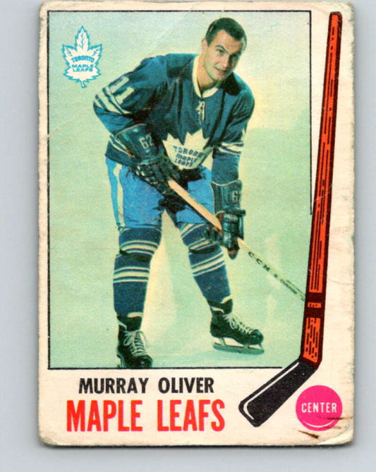 1969-70 O-Pee-Chee #52 Murray Oliver  Toronto Maple Leafs  V1313