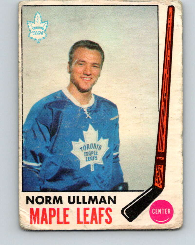 1969-70 O-Pee-Chee #54 Norm Ullman Toronto Maple Leafs V1316
