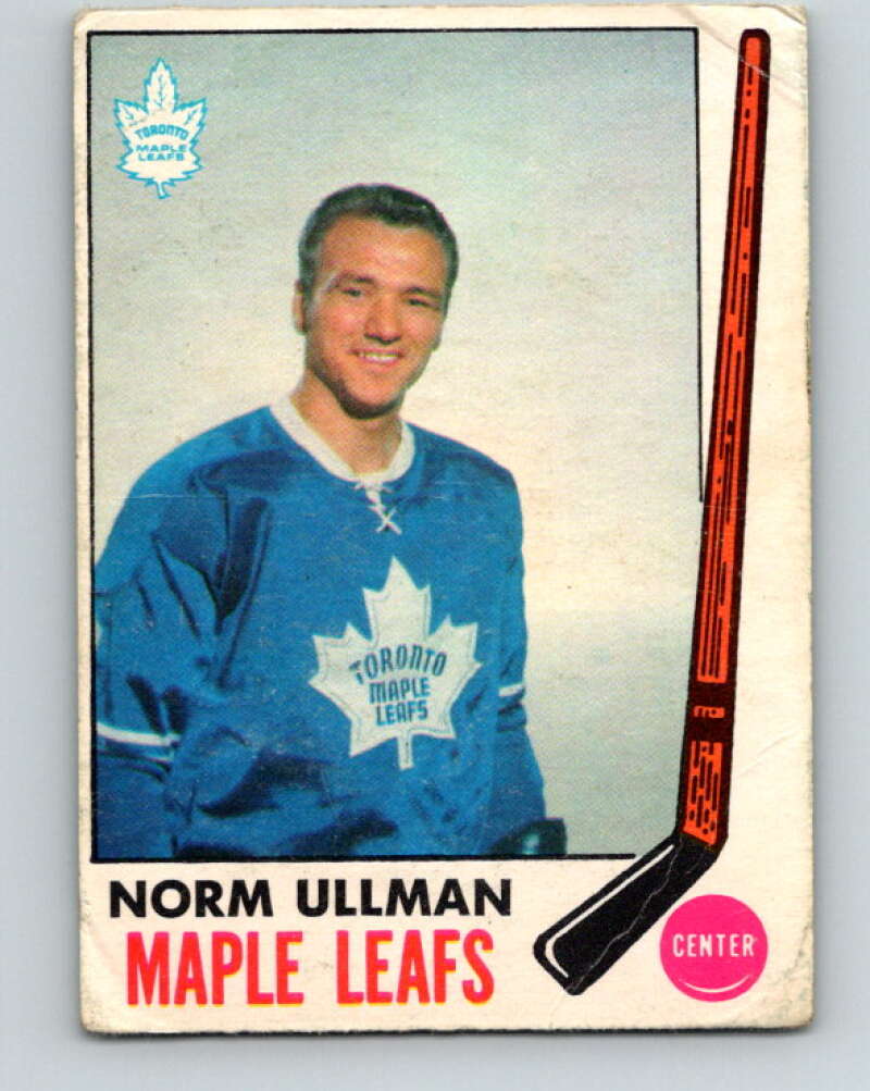 1969-70 O-Pee-Chee #54 Norm Ullman Toronto Maple Leafs V1317