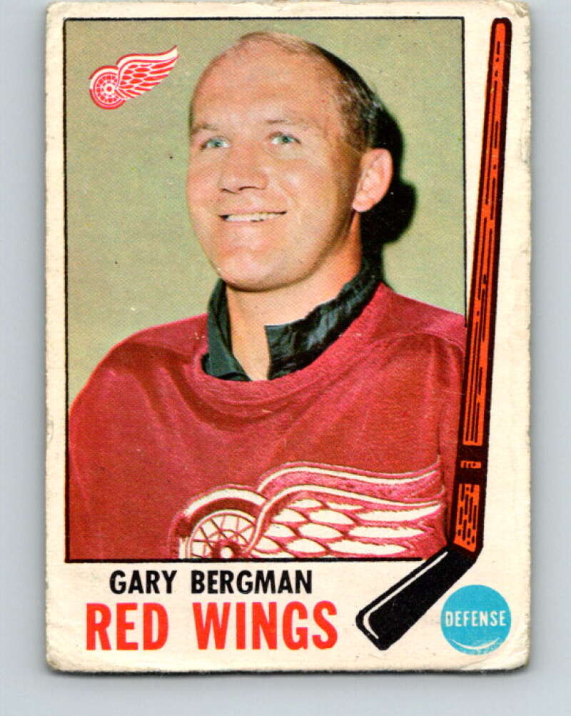 1969-70 O-Pee-Chee #58 Gary Bergman Detroit Red Wings V1323