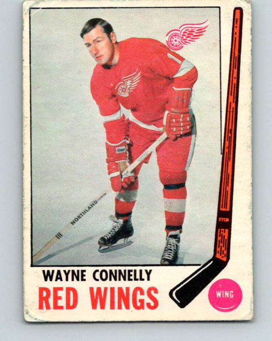 1969-70 O-Pee-Chee #60 Wayne Connelly  Detroit Red Wings  V1325