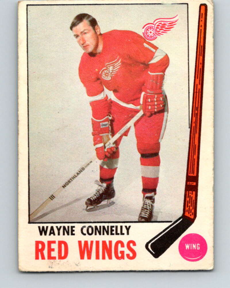 1969-70 O-Pee-Chee #60 Wayne Connelly Detroit Red Wings V1326
