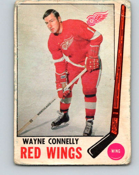 1969-70 O-Pee-Chee #60 Wayne Connelly  Detroit Red Wings  V1327