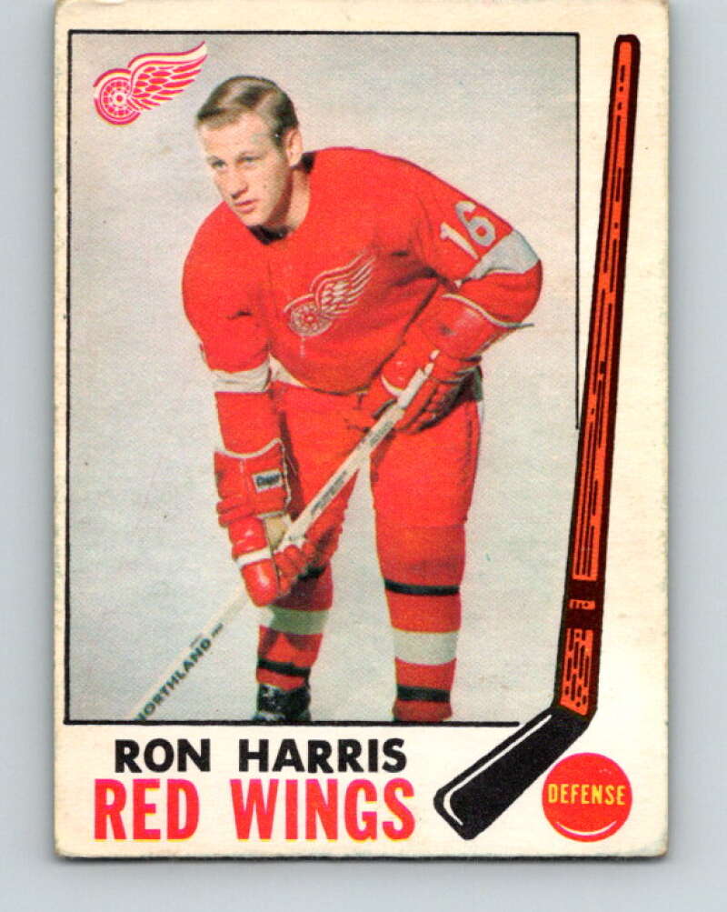 1969-70 O-Pee-Chee #64 Ron Harris Detroit Red Wings V1335