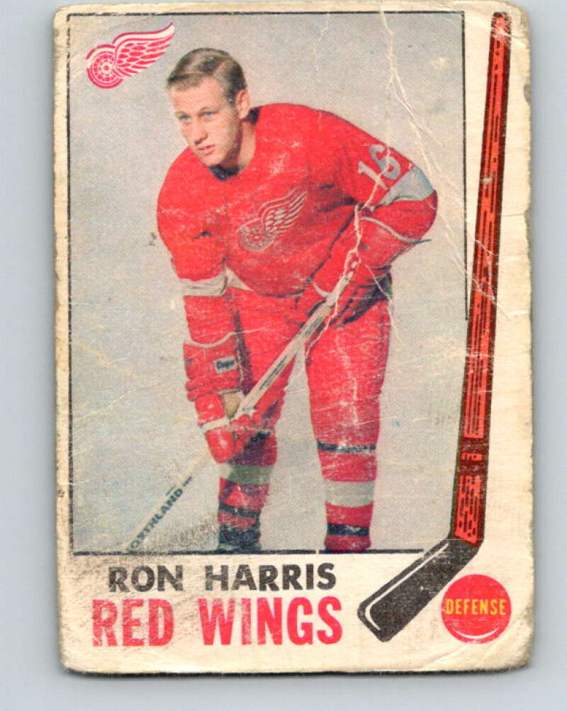 1969-70 O-Pee-Chee #64 Ron Harris Detroit Red Wings V1336
