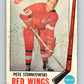 1969-70 O-Pee-Chee #65 Pete Stemkowski  Detroit Red Wings  V1338