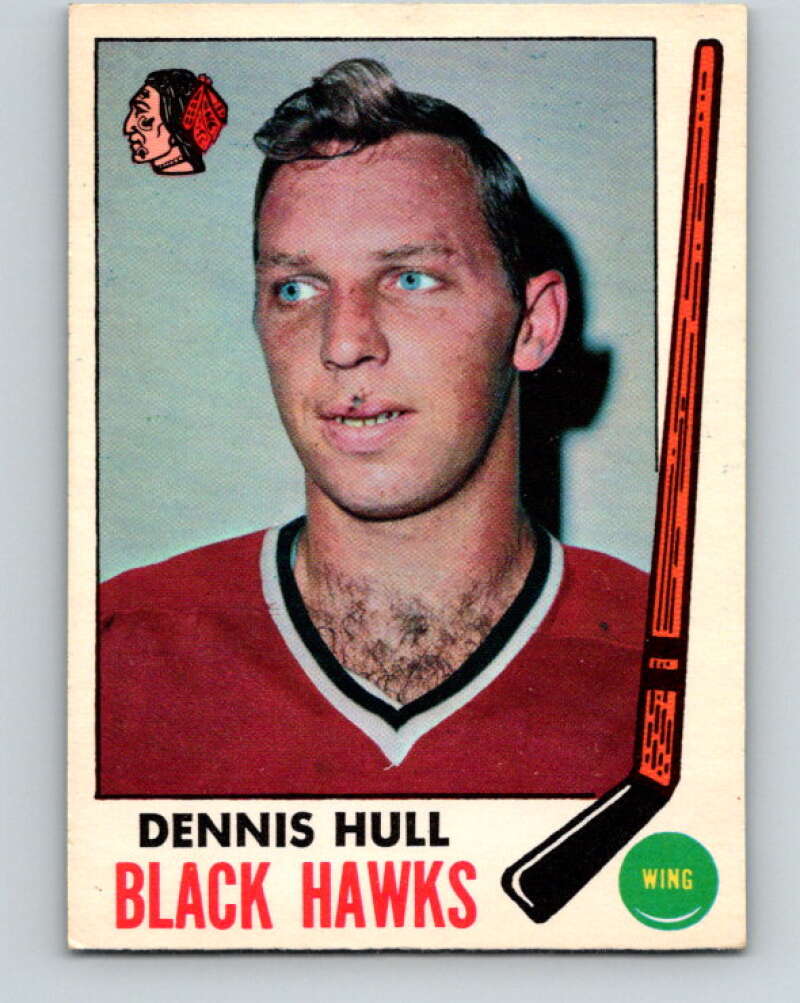 1969-70 O-Pee-Chee #71 Dennis Hull Chicago Blackhawks V1348