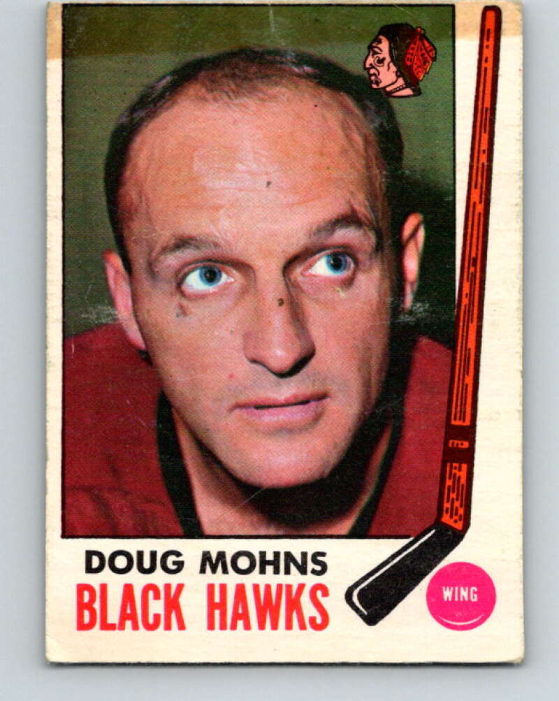 1969-70 O-Pee-Chee #72 Doug Mohns Chicago Blackhawks V1350