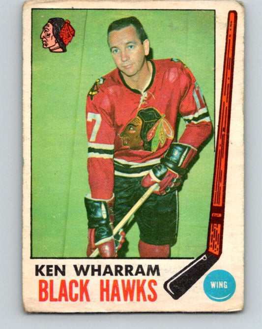 1969-70 O-Pee-Chee #74 Ken Wharram  Chicago Blackhawks  V1358