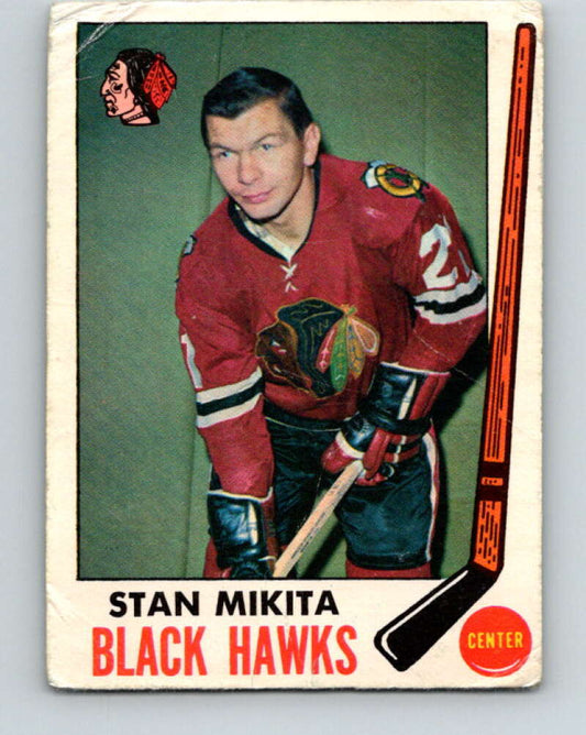1969-70 O-Pee-Chee #76 Stan Mikita  Chicago Blackhawks  V1363