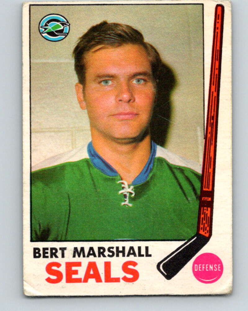 1969-70 O-Pee-Chee #80 Bert Marshall Oakland Seals V1368