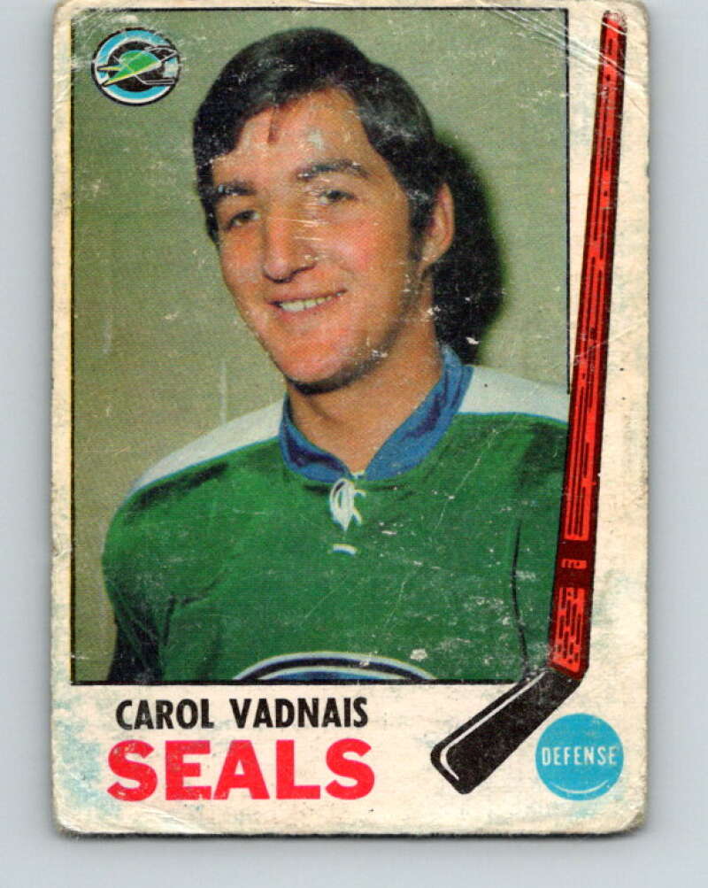 1969-70 O-Pee-Chee #82 Carol Vadnais Oakland Seals V1375
