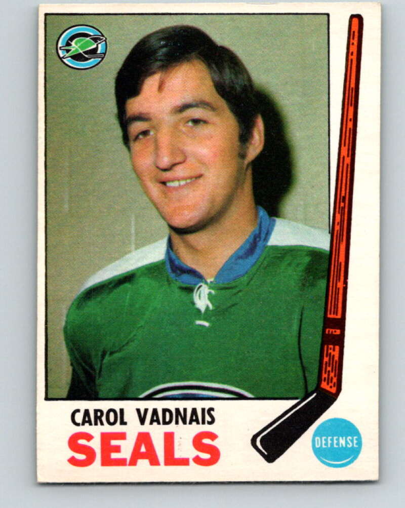 1969-70 O-Pee-Chee #82 Carol Vadnais Oakland Seals V1376