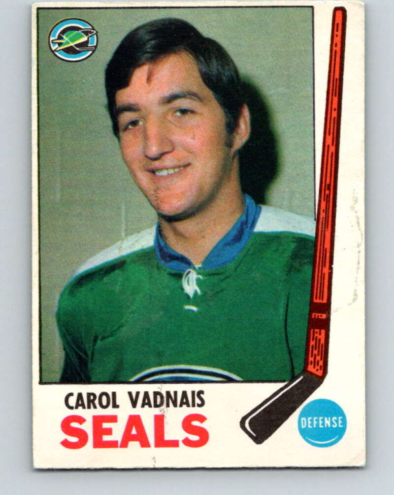 1969-70 O-Pee-Chee #82 Carol Vadnais Oakland Seals V1377