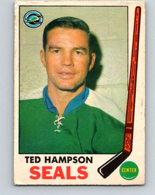 1969-70 O-Pee-Chee #86 Ted Hampson  Oakland Seals  V1387