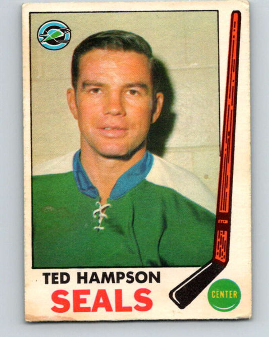 1969-70 O-Pee-Chee #86 Ted Hampson  Oakland Seals  V1389
