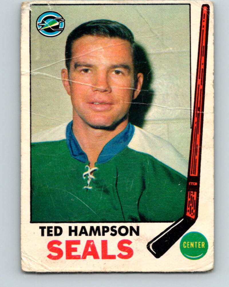 1969-70 O-Pee-Chee #86 Ted Hampson Oakland Seals V1390
