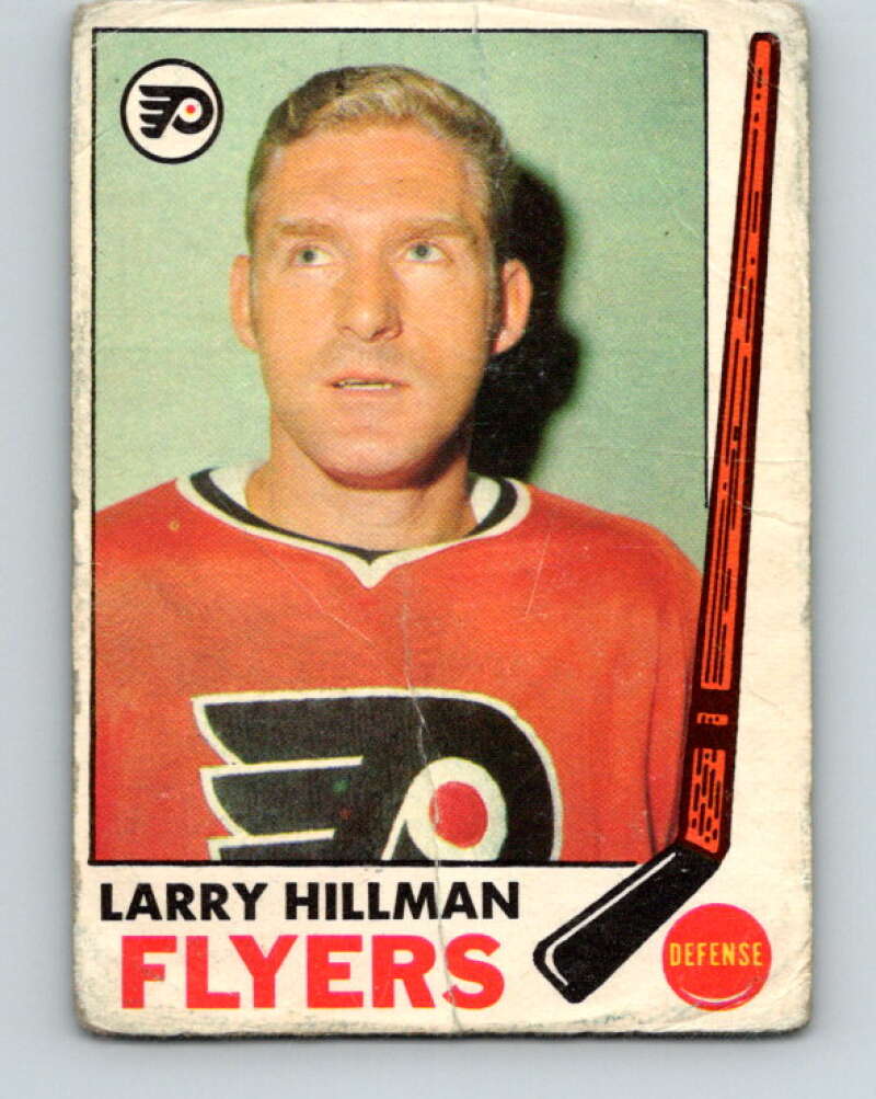 1969-70 O-Pee-Chee #90 Larry Hillman Philadelphia Flyers V1396