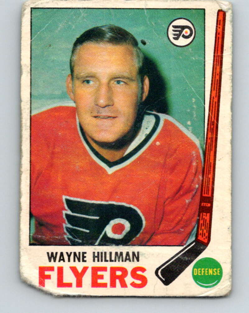 1969-70 O-Pee-Chee #91 Wayne Hillman Philadelphia Flyers V1397