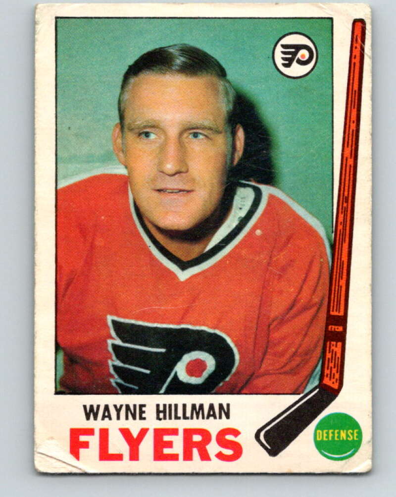 1969-70 O-Pee-Chee #91 Wayne Hillman Philadelphia Flyers V1398