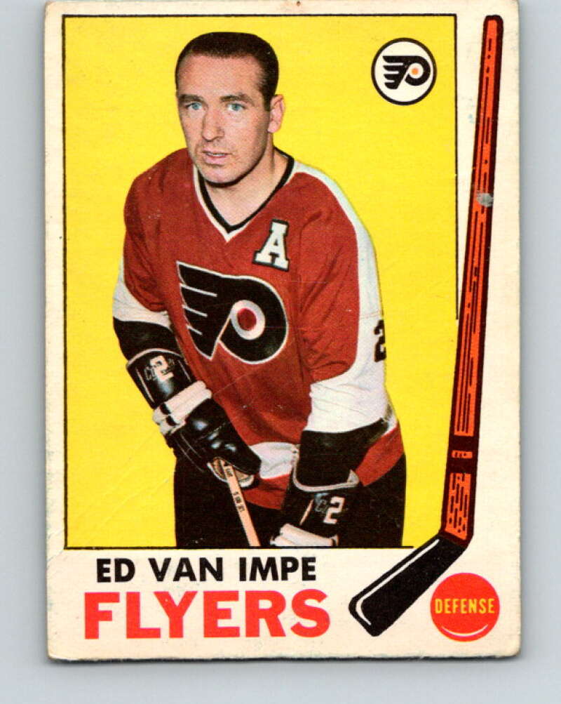 1969-70 O-Pee-Chee #92 Ed Van Impe Philadelphia Flyers V1399