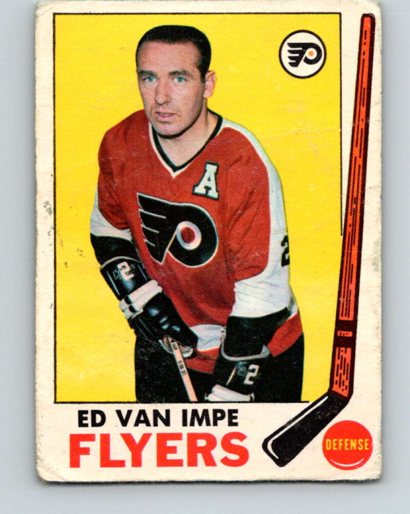 1969-70 O-Pee-Chee #92 Ed Van Impe Philadelphia Flyers V1401