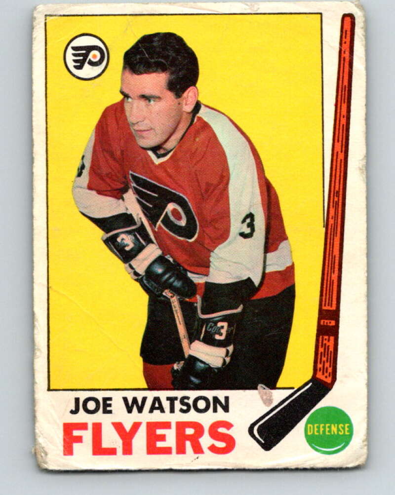 1969-70 O-Pee-Chee #93 Joe Watson Philadelphia Flyers V1406