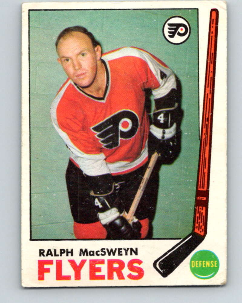 1969-70 O-Pee-Chee #96 Ralph MacSweyn RC Rookie Philadelphia Flyers V1410