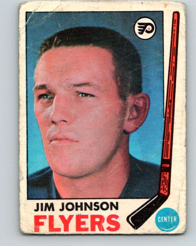 1969-70 O-Pee-Chee #97 Jim Johnson Philadelphia Flyers V1412
