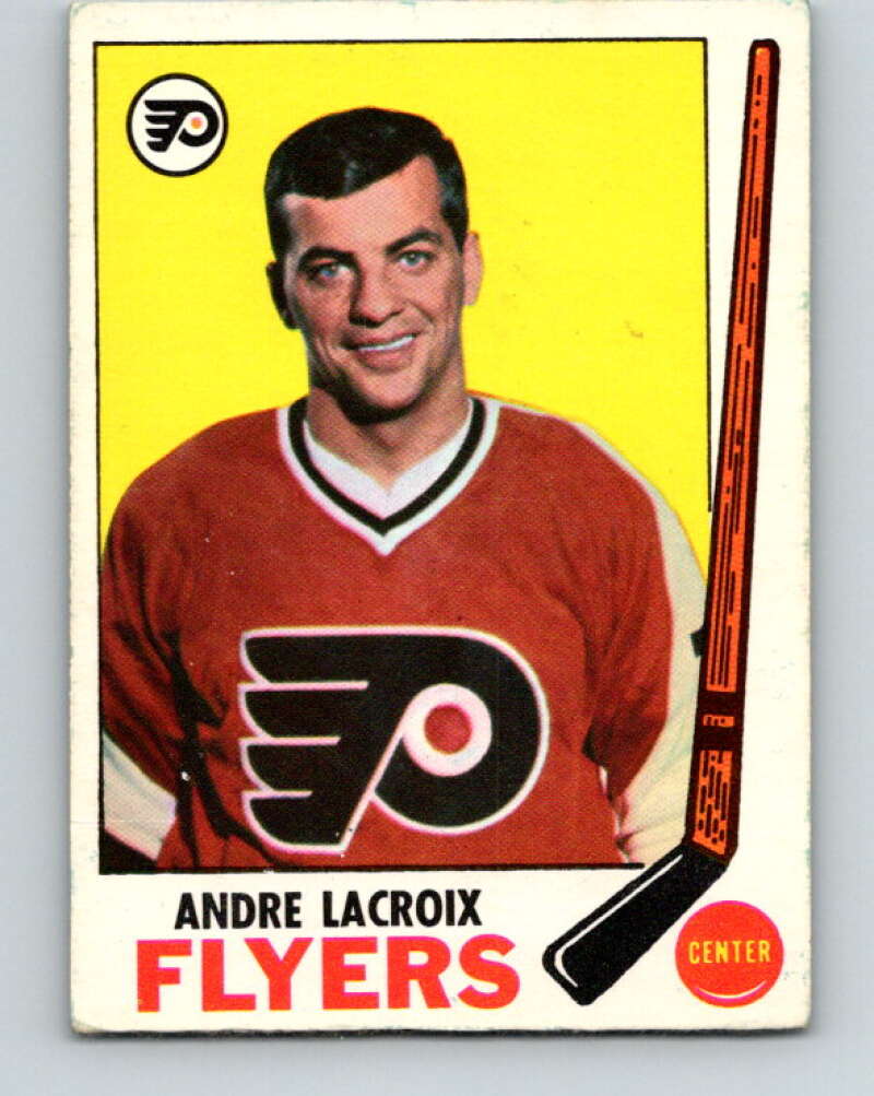1969-70 O-Pee-Chee #98 Andre Lacroix Philadelphia Flyers V1414