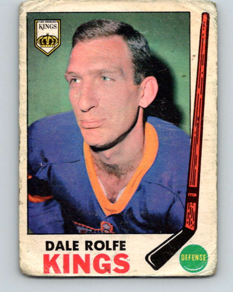 1969-70 O-Pee-Chee #100 Dale Rolfe Los Angeles Kings V1421